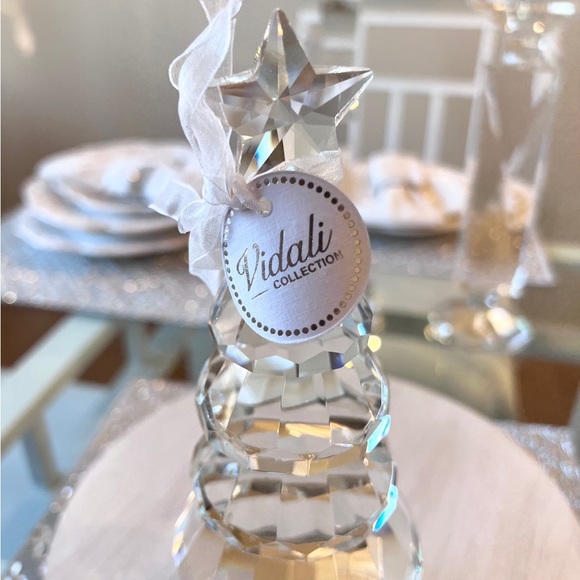 Luxury Luxe Glass Crystal Glam Christmas Tree Decor Vidali NEW - Picture 3 of 5